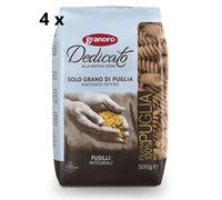 Granoro Dedicato Fusilli integrali 500 gr x 4 confezioni (2kg)