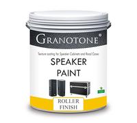 GRANOTONE Vernice per altoparlanti Nero 1 Quart Texture Coating per armadi altoparlanti, custodie stradali, metallo e mobili, Applicazione rulli, A base d'acqua