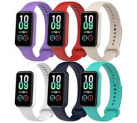 Gransho compatibile con Amazfit Band 7 Cinturino per Orologio, Lightweight Bracciale Universale in Cinturino Sportivo per Orologi NO250530 (J [Pack of 6])