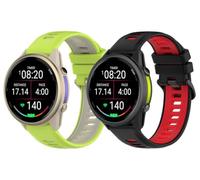 Gransho compatibile con Garmin Approach S60 / Forerunner 970/935 / Forerunner965 Solar/Descent G1 Cinturino per Orologio in Gomma Siliconica NO250826 (H [Pack of 2])