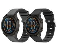 Gransho compatibile con Garmin Descent MK3 43mm / Fenix 7S Pro/Fenix 7S Solar/Fenix 8 43MM / Fenix 6S Pro Cinturino per Orologio, Cinturino in Silicone Morbido per Orologi NO250810 (J [Pack of 2])