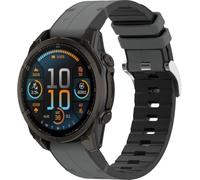 Gransho compatibile con Garmin Enduro 2 / EPIX Pro 51mm / Tactix8 AMOLED 51mm / Enduro / 6X Sapphire Cinturino per Orologio, Braccialetto Sportivo di Ricambio in Silicone per Orologi NO250810 (Grey)