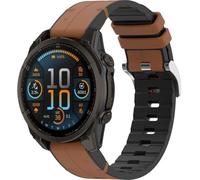 Gransho compatibile con Garmin Enduro 2 / EPIX Pro 51mm / Tactix8 AMOLED 51mm / Enduro / 6X Sapphire Cinturino per Orologio, Braccialetto Sportivo di Ricambio in Silicone per Orologi NO250810 (Brown)
