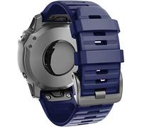 Gransho compatibile con Garmin Fenix 5X / Enduro3 / Fenix 7X / EPIX Pro 51mm / Instinct 2X Gomma Cinturini per Orologi, Impermeabile Orologi Bracciale Cinturino (Blue)