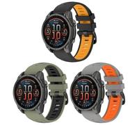 Gransho compatibile con Garmin Fenix 6S Pro/Fenix 7S Pro/Fenix 6S / Descent MK3i 43mm / Instinct 2S Cinturino per Orologio, Lightweight Bracciale Universale in Cinturino Sportivo (A [Pack of 3])