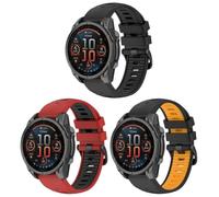 Gransho compatibile con Garmin Fenix 6S Pro/Fenix 7S Solar/Fenix 5S / Descent MK3i 43mm / Fenix 5S Plus Cinturino per Orologio, Cinturino in Silicone Morbido per Orologi NO250701 (I [Pack of 3])