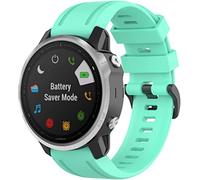 Gransho compatibile con Garmin Fenix 7S Sapphire Solar/Descent MK3i 43mm / EPIX Pro 42mm / Fenix 7S Pro/Fenix 8 43MM Cinturino per Orologio in Silicone Caucciù Impermeabile (Lake Blue)