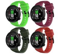 Gransho compatibile con Garmin Forerunner 45 / Swim 2 Cinturino per Orologio, Lightweight Bracciale Universale in Cinturino Sportivo per Orologi NO250821 (B [Pack of 4])