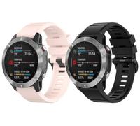 Gransho compatibile con Garmin Instinct 3 Solar 50mm / Tactix8 SOLAR 51mm / Descent mk1 / Enduro 2 / Quatix8 51mm Cinturino per Orologio in Silicone Caucciù Impermeabile Cinturini (D [Pack of 2])