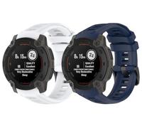 Gransho compatibile con Garmin Instinct E 45mm Cinturino per Orologio in Silicone Caucciù Impermeabile Cinturini per Orologi NO251124 (J [Pack of 2])