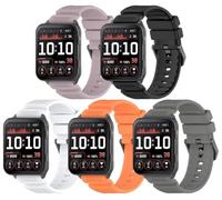 Gransho compatibile con Garmin Venu X1 Cinturino per Orologio, Cinturino in Silicone Morbido per Orologi NO250824 (J [Pack of 5])