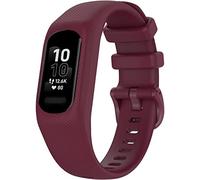 Gransho compatibile con Garmin Vivosmart 5 / Smart 5 Gomma Cinturini per Orologi, Impermeabile Orologi Bracciale Cinturino NO260103 (Wine Red)