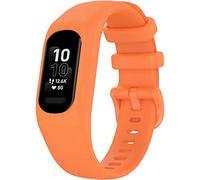 Gransho compatibile con Garmin Vivosmart 5 / Smart 5 Gomma Cinturini per Orologi, Impermeabile Orologi Bracciale Cinturino NO260103 (Orange)