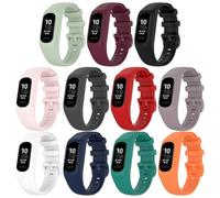 Gransho compatibile con Garmin Vivosmart 5 / Smart 5 Gomma Cinturini per Orologi, Impermeabile Orologi Bracciale Cinturino NO260103 (C [Pack of 11])