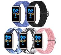 Gransho compatibile con Honor Band 9/10 stile NATO nylon balistico sostituzione cinturino per Orologio NO250709 (J [Pack of 5])