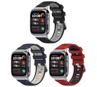 Gransho compatibile con Huawei Watch D2 Cinturino per Orologio, Cinturino Morbido di Ricambio in Silicone per Orologi NO250825 (A [Pack of 3])