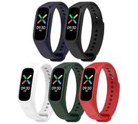 Gransho compatibile con OPPO Band Cinturino per Orologio, Cinturino Morbido di Ricambio in Silicone per Orologi NO250807 (J [Pack of 5])