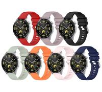 Gransho compatibile con Suunto 5 Peak/Run / 9 Peak/Race S / 9 Peak Pro Gomma Cinturini per Orologi, Impermeabile Orologi Bracciale Cinturino NO250828 (22mm, A [Pack of 7])