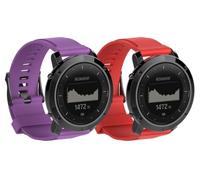 Gransho compatibile con Suunto Traverse Cinturino per Orologio, Cinturino in Silicone Morbido per Orologi NO250726 (F [Pack of 2])