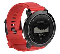 Gransho compatibile con Suunto Traverse Cinturino per Orologio in Silicone Caucciù Impermeabile Cinturini per Orologi NO250903 (Red)