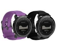 Gransho compatibile con Suunto Traverse Cinturino per Orologio in Silicone Caucciù Impermeabile Cinturini per Orologi NO250903 (H [Pack of 2])