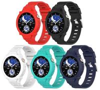 Gransho compatibile con Vivo Watch5 / Watch 3 Cinturino per Orologio, Cinturino Morbido di Ricambio in Silicone per Orologi NO250802 (J [Pack of 5])