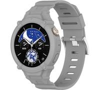 Gransho compatibile con Vivo Watch5 / Watch 3 Cinturino per Orologio in Silicone Caucciù Impermeabile Cinturini per Orologi NO250604 (Grey)
