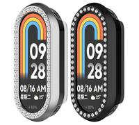 Gransho compatibile con Xiaomi Band 10/10 NFC Custodia Protettiva Antishock e Sottile con Cornice [Senza Pellicola Protettiva] NO250723 (F [Pack of 2])