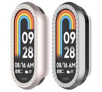 Gransho compatibile con Xiaomi Band 10/10 NFC Custodia Protettiva Antishock e Sottile con Cornice [Senza Pellicola Protettiva] NO250723 (B [Pack of 2])