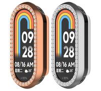 Gransho compatibile con Xiaomi Band 10/10 NFC Custodia Protettiva Antishock e Sottile con Cornice [Senza Pellicola Protettiva] NO250723 (D [Pack of 2])