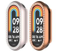 Gransho compatibile con Xiaomi Band 10/10 NFC Custodia Protettiva Antishock e Sottile con Cornice [Senza Pellicola Protettiva] NO250723 (A [Pack of 2])