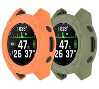 Gransho Custodia compatibile con Garmin Descent G1 / Descent G2 / Descent G1 Solar Letel/Descent G1 Solar, Copertura Protettiva Antishock e Anticaduta in TPU Morbido NO250727 (A [Pack of 2])