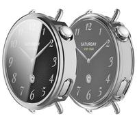 Gransho Custodia compatibile con Xiaomi Watch S4 41mm, Copertura Protettiva Antishock e Anticaduta in TPU Morbido NO250712 (J [Pack of 2])