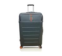 GRANT Highbred Valigia gamma 20 26 28 32 pollici, guscio rigido e tessuto intrecciato ibrido, TSA007 Travel Sentry Lock, espandibile, 8 ruote doppio spinner, Blu vinaccia, XXL 32 Inch, Custodia