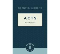 Grant R. Osborne Acts Verse by Verse (Tascabile)