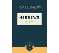 Grant R. Osborne Hebrews Verse by Verse (Tascabile)