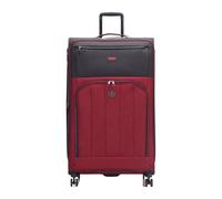 GRANT Valigia leggera e morbida espandibile, custodia da viaggio con 8 ruote e bagaglio a mano, serratura a combinazione TSA, trolley e set, Borgogna, Medium 26 Inch, Valigia