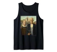 Grant Wood American Gothic Canotta