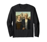 Grant Wood American Gothic Maglia a Manica