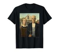 Grant Wood American Gothic Maglietta