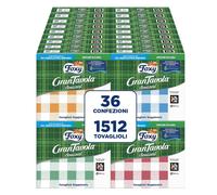 GranTavola Scozzesi Tovaglioli Doppiovelo 36 Confezioni Da 42 Pezzi 32x32,5cm