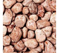 Granulati Zandobbio Ciottoli Decorativi Rosso Verona per Giardino Vasi Aiuole Granulometria 40-60mm, Confezione 25kg