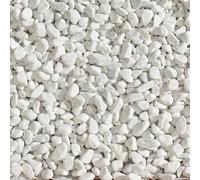 Zandobbio Ciottolo di Marmo Bianco Carrara Sacco da 25 kg Sassi Pietre arredo Giardino vasi