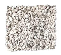 Granulato Decorativo per Giardino Vasi e Aiuole Bianco Carrara Granulometria 8-12mm Sacco 25kg