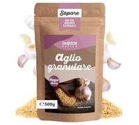 Granulato di aglio Monte Nativo (500 g) - Granuli di aglio essiccati di qualità premium - Aglio puro granulato ideale per cucinare - Garlic Powder