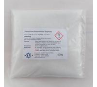 Granuli di solfato di alluminio e ammonio, cristallo, pelle conciata, 100 g-25kg