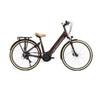 Granville e integrated 30 bicicletta elettrica da citta unisex shimano acera 7s 400 wh 700 mm rosso bordeaux
