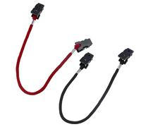 Granvoo 2 Pezzi Clip per Cappello, 30 cm Cappello Fermacorda, Clip Antivento per Cappello, Fermi per Cappelli con Cordino per Viaggi Pesca Campeggio Canottaggio Caccia Escursionismo, Nero e Rosso (A)