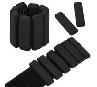 Granvoo 2 pezzi Set Di Pesi Caviglie Regolabili,Pesi Polso indossabili,Bracciali in silicone per esercizi,Peso del Polso regolabile,per Esercizio Camminare Jogging Yoga Aerobica