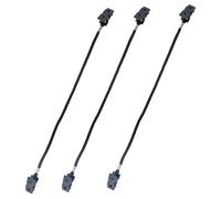 Granvoo 3 Pezzi Clip per Cappello, 30 cm Cappello Fermacorda, Clip Antivento per Cappello, Fermi per Cappelli con Cordino per Viaggi Pesca Campeggio Canottaggio Caccia Escursionismo, Nero (B)